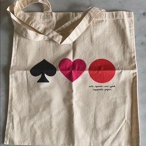 Kate Spade Muslin Grocery Tote